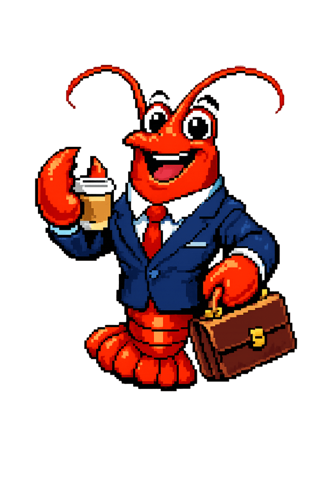 Clawde - FrontDeskLife mascot